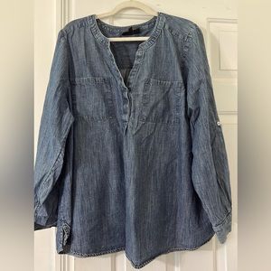 Womens denim tunic